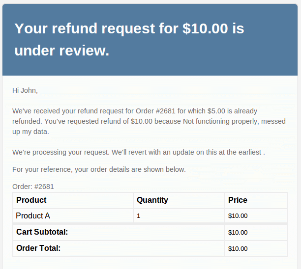 Smart Refunder Documentation