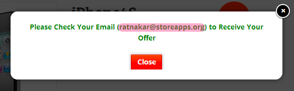 Resposta após o envio da oferta