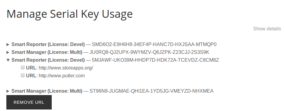 self service serial key management for WooCommerce license manager customers