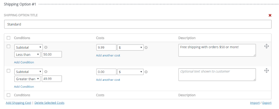 Table Rate Shipping for WooCommerce