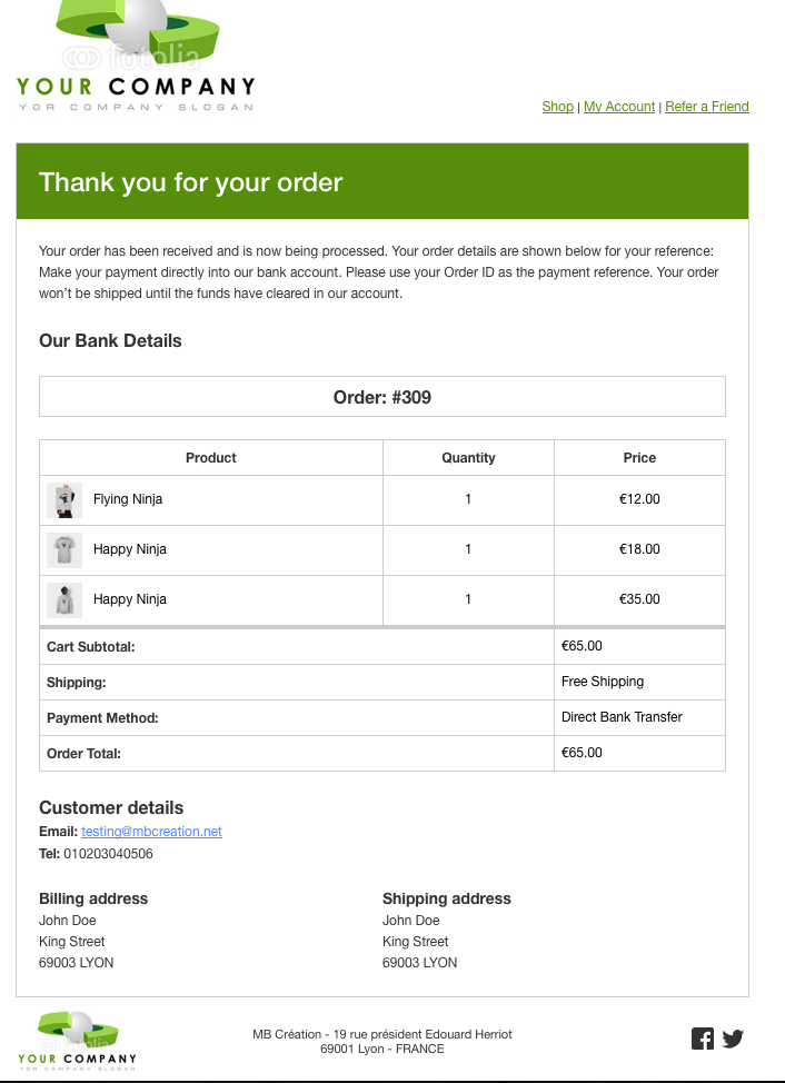 customize woocommerce emails what why how to storeapps order email template