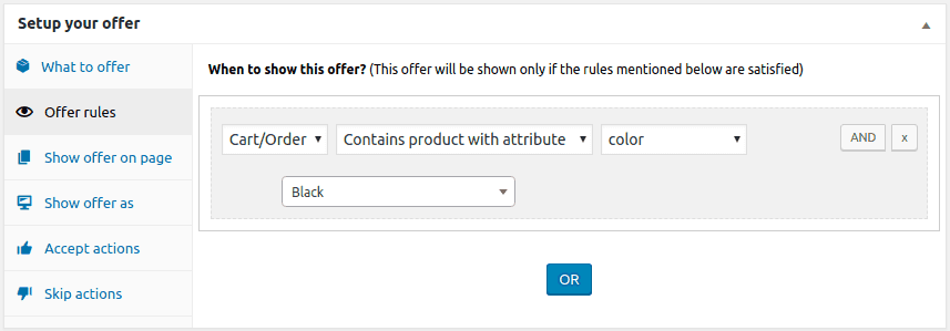 woocommerce product attribute upsell