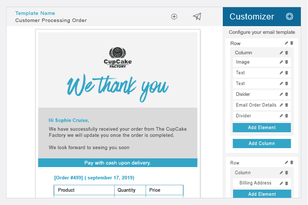 Email Customizer for WooCommerce plugin interface