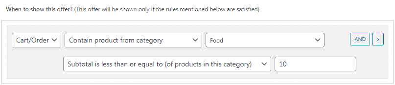 subtotal less than equal to