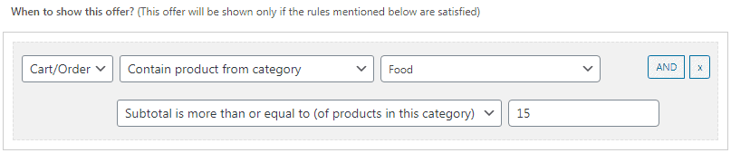 subtotal more than equal to