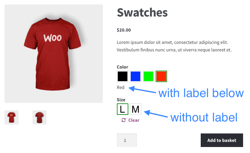 WooCommerce Variation Swatches