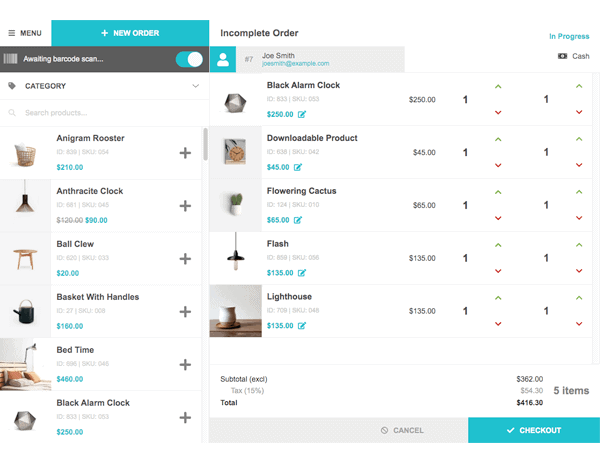 FooSales WooCommerce point of sale 