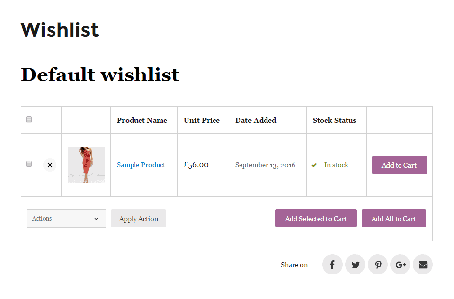 TI WooCommerce wishlist plugin