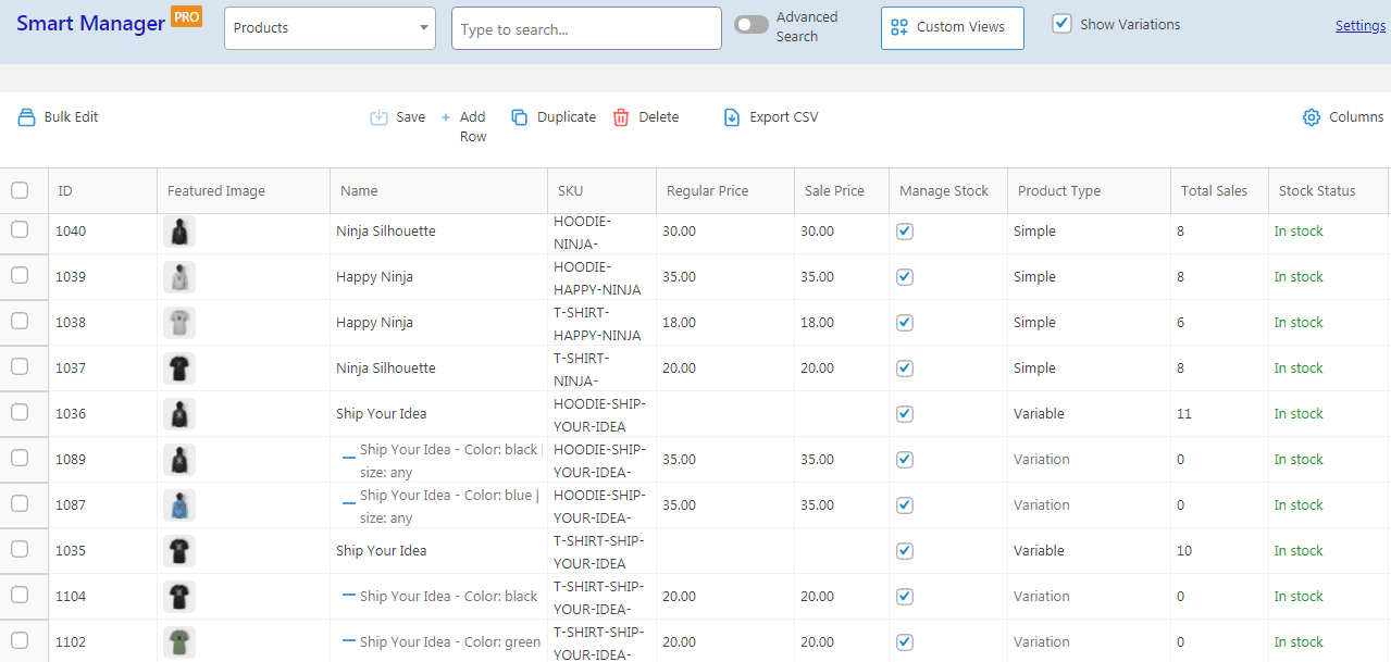 WooCommerce get product ID sku price category details at one place