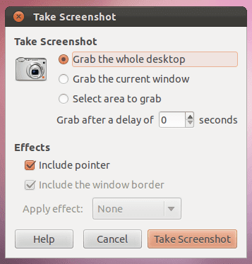 Linux screenshot steps