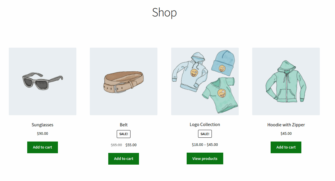 WooCommerce add to cart button on shop page