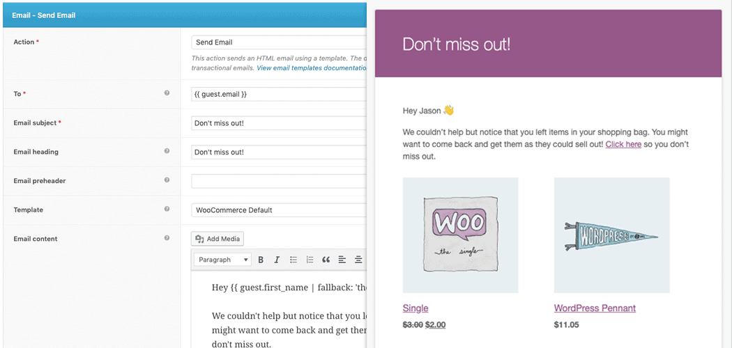 AutomateWoo for woocommerce marketing automation
