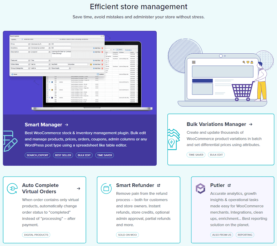 StoreApps product layout