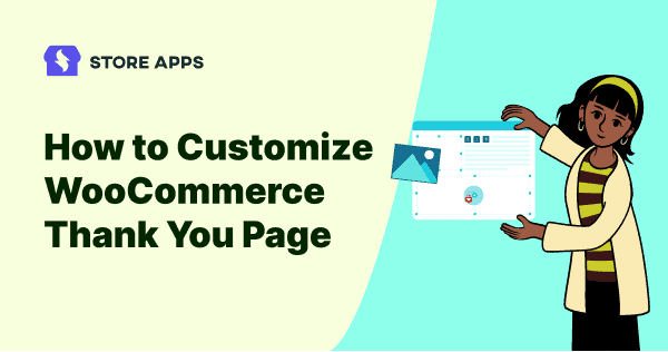 customize WooCommerce thank you page blog featured image