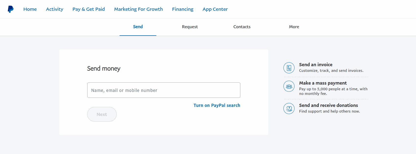 PayPal payout via MassPay