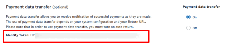 PayPal Identity Token