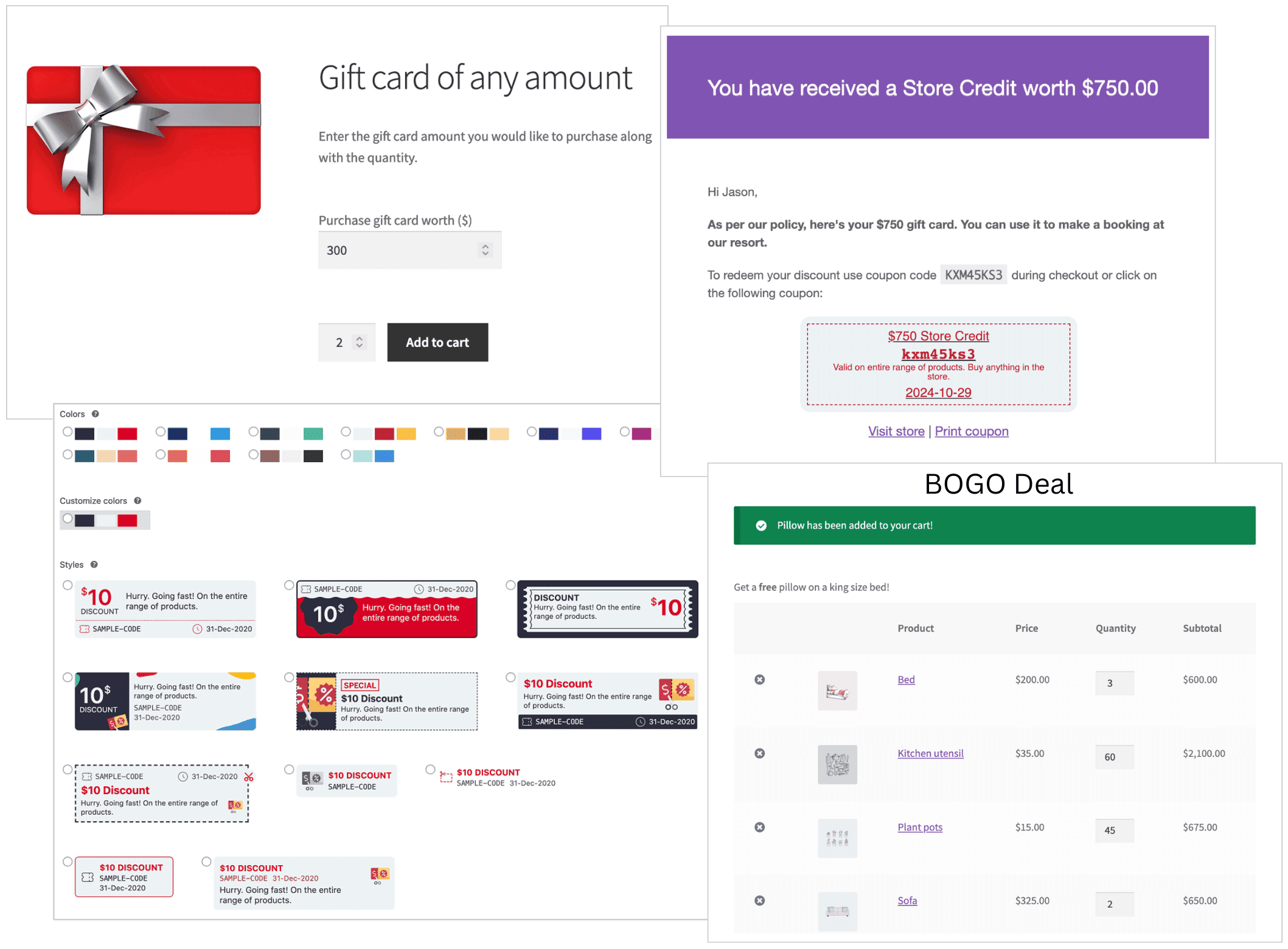 WooCommerce Smart Coupons all in one plugin