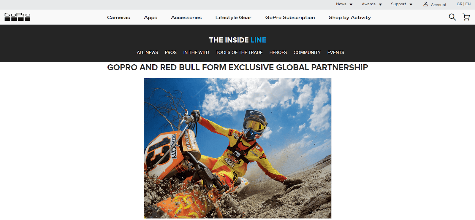 distribution partnership marketing plan Red Bull and GoPro