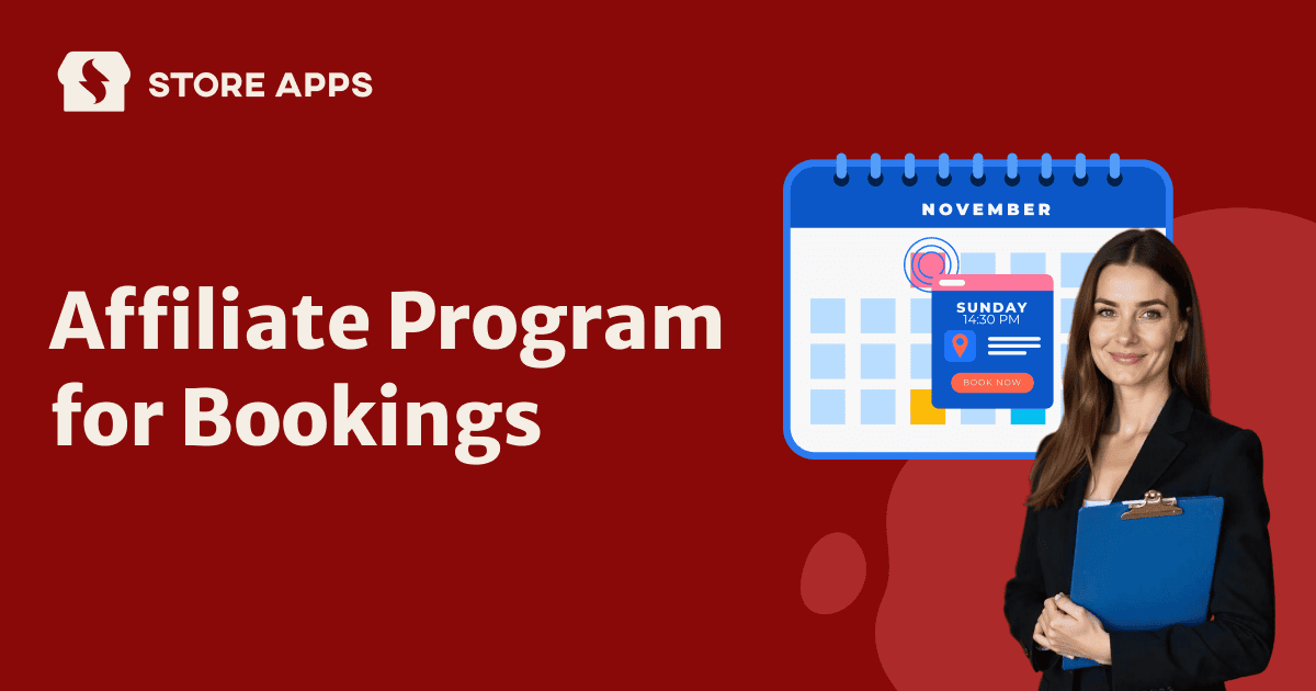 WooCommerce bookings affiliate program cover
