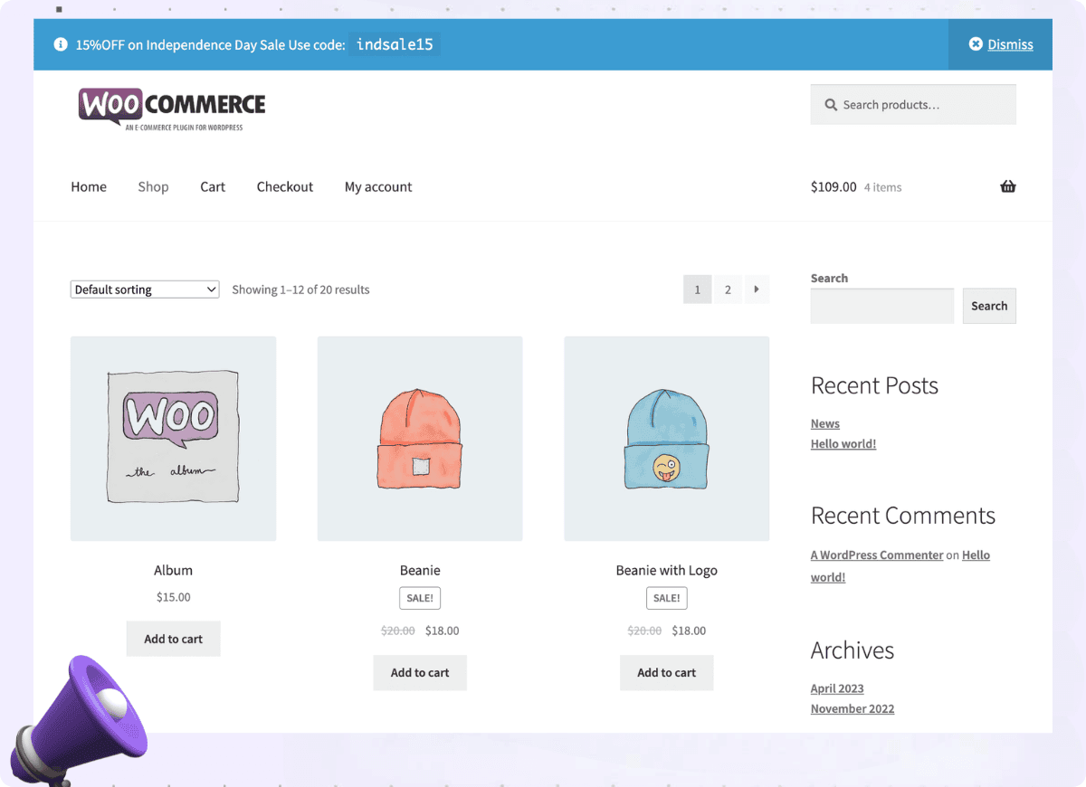 WooCommerce flash sale coupon
