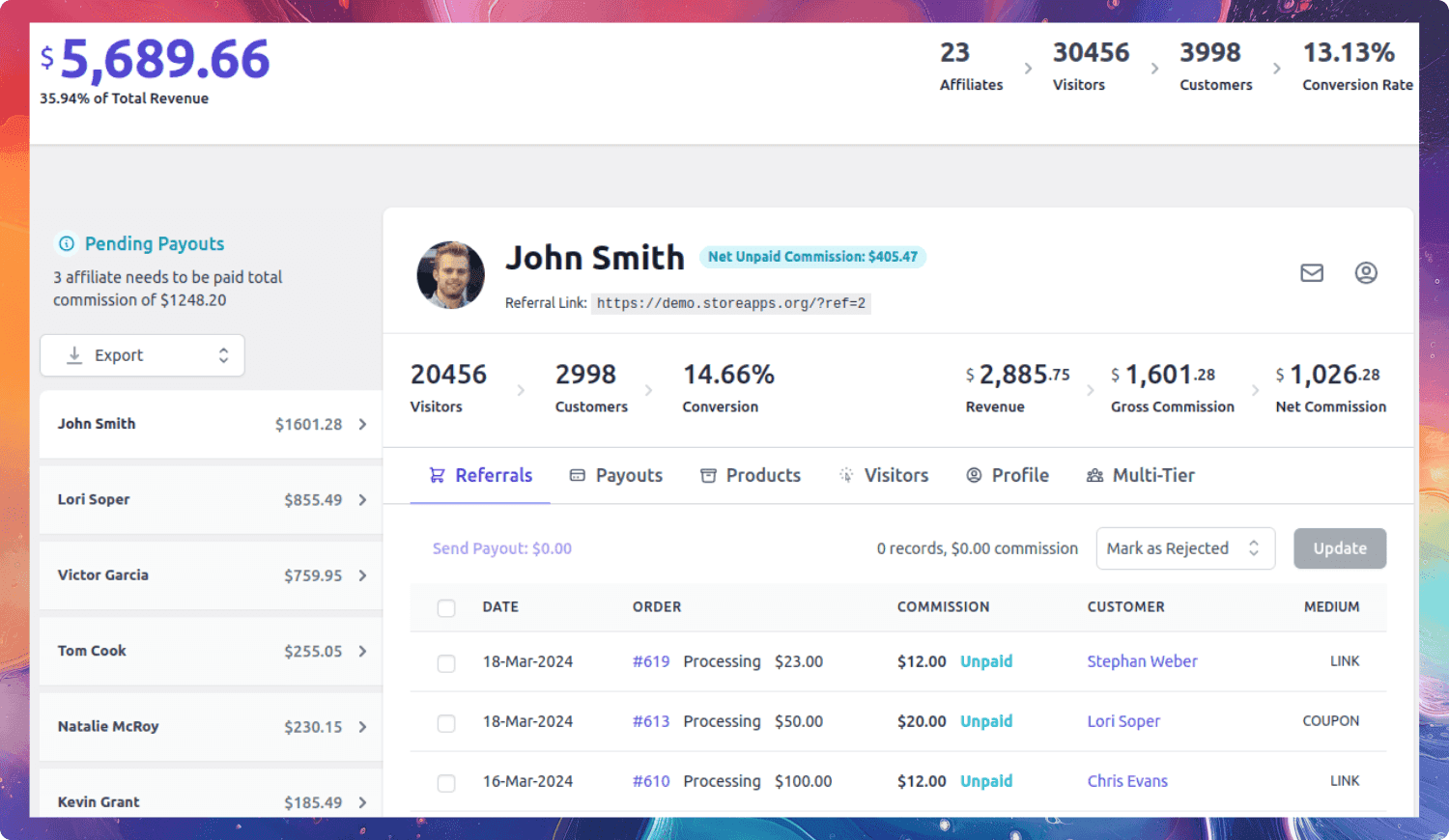 influencer affiliate program hero