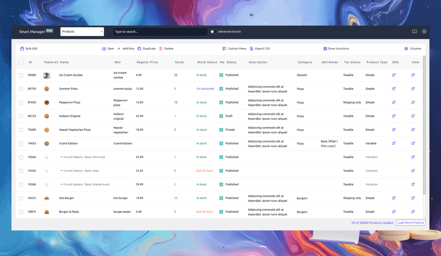 woocommerce stock manager