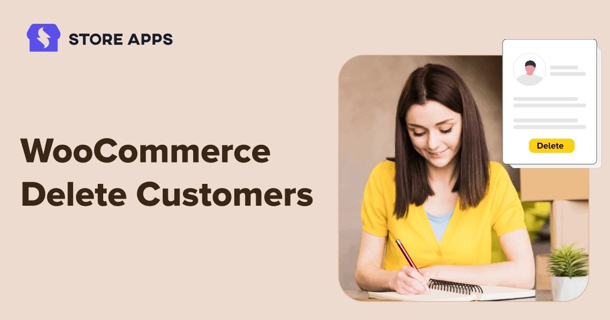 WooCommerce delete customers cover