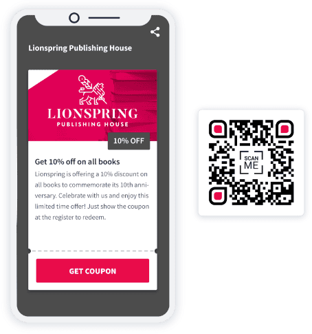QR code coupons