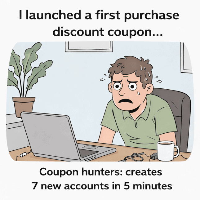 first order discount abuse