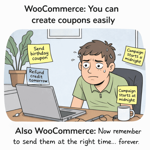 schedule WooCommerce coupon