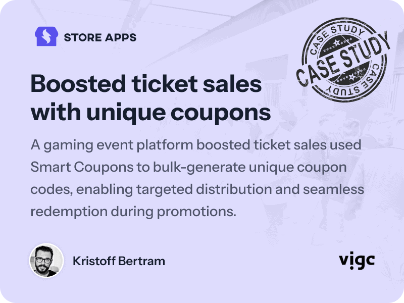 smart coupons woocommerce vigc case study