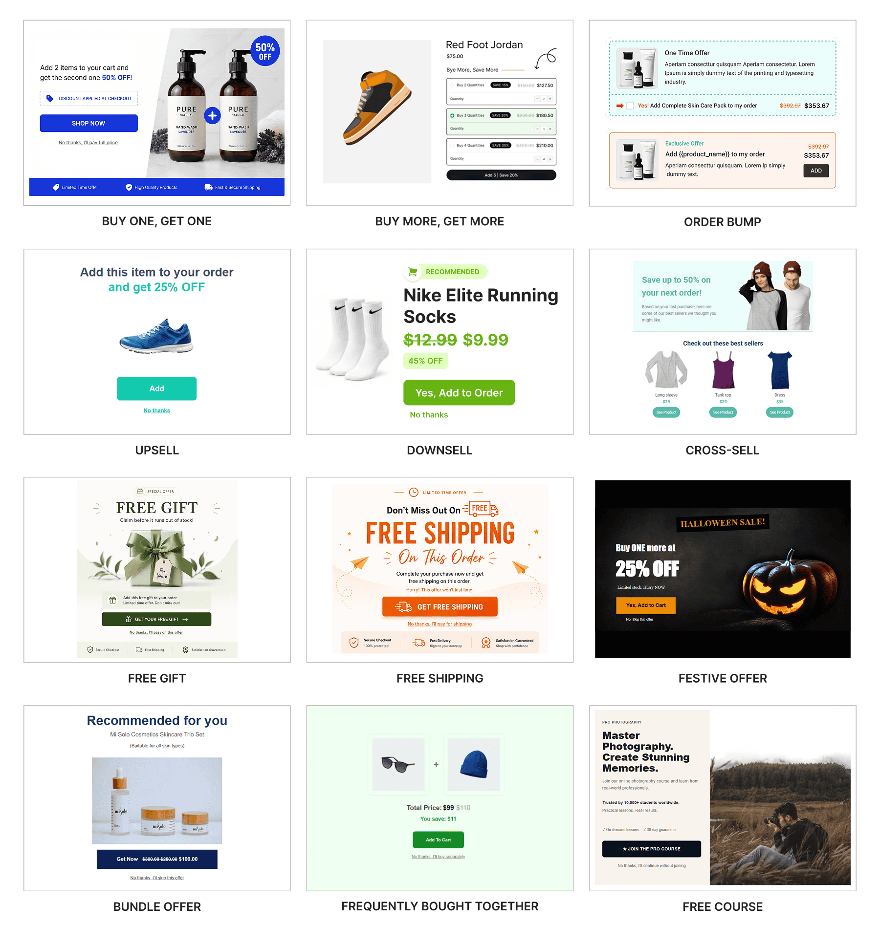 Smart Offers - Offer templates