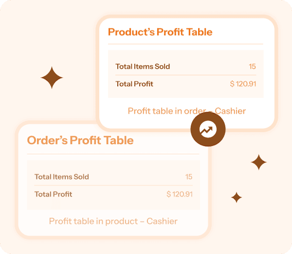 StoreApps Cashier cost of goods sold