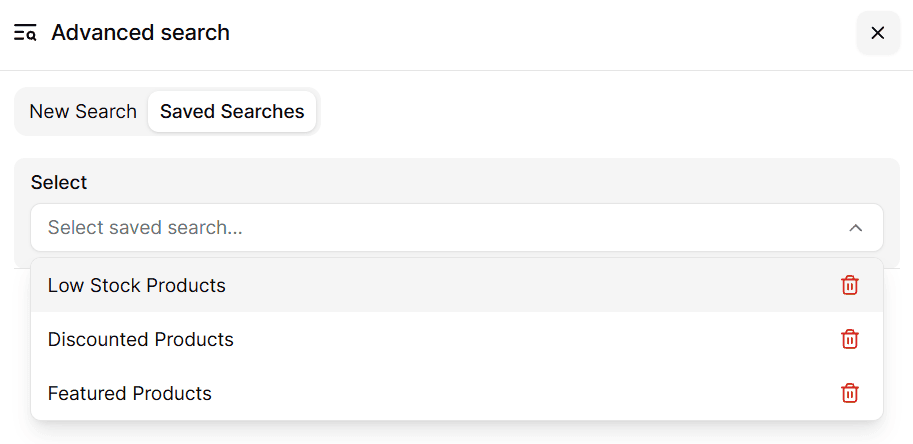 smart manager access saved advanced searches